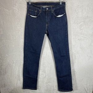 Levi's 514 Regular Fit Straight Leg Denim Jeans Mens 32x32 Modern Low Rise Dark